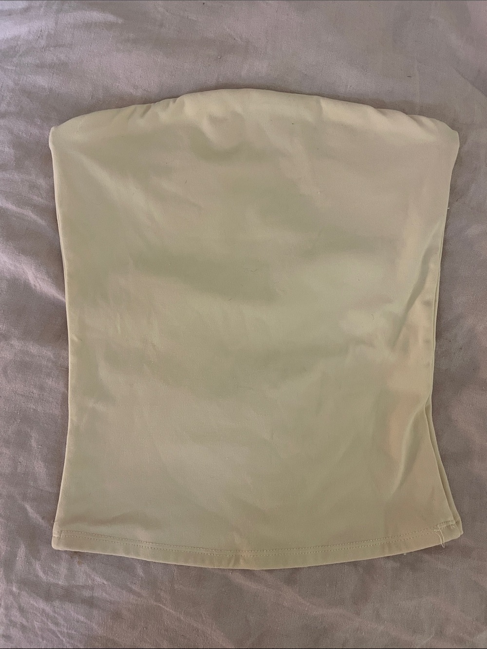 Garage Strapless Tube Top in Cream